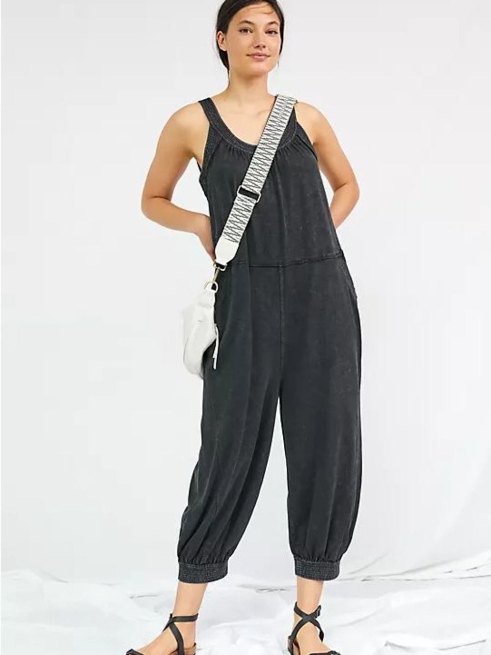 Anthropologie Daily Practice Voyage Green Jumpsuit - Women’s - Small